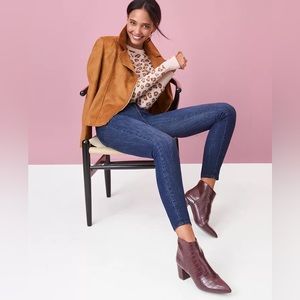 NWT Ann Taylor Suede Moto Jacket NEW Size XXS